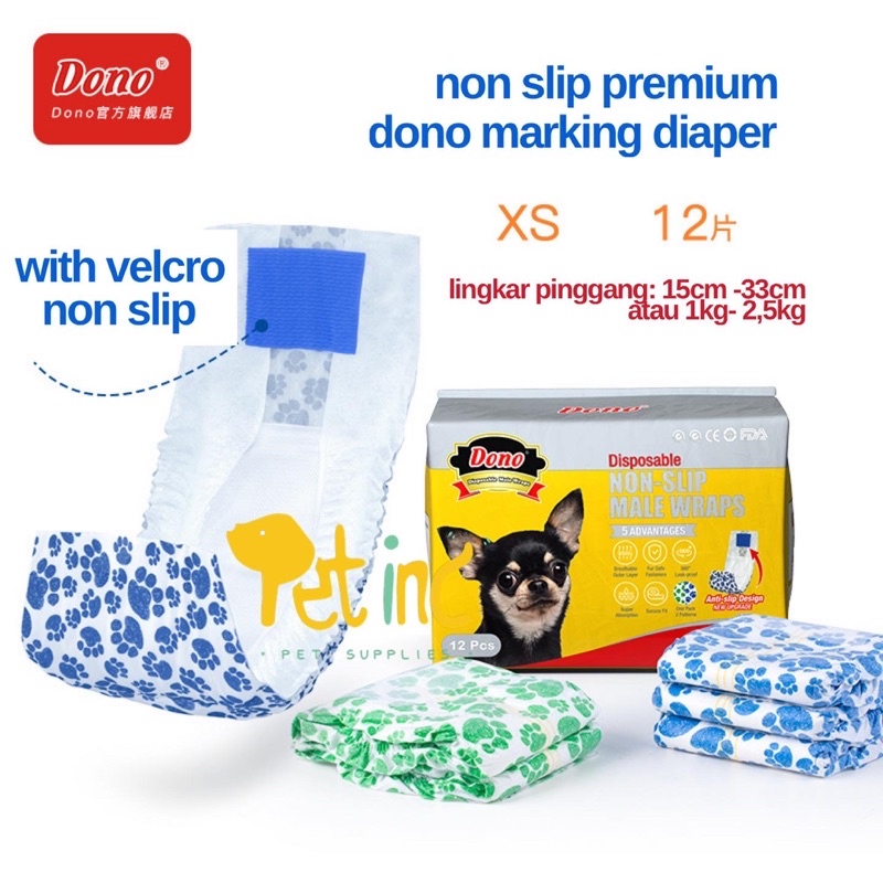 Anti slip premium dono marking pampers