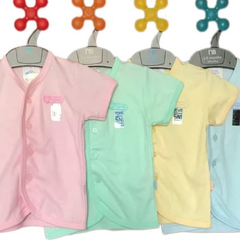 Nova Baju Bayi Lengan Pendek S,M,L (3pcs)