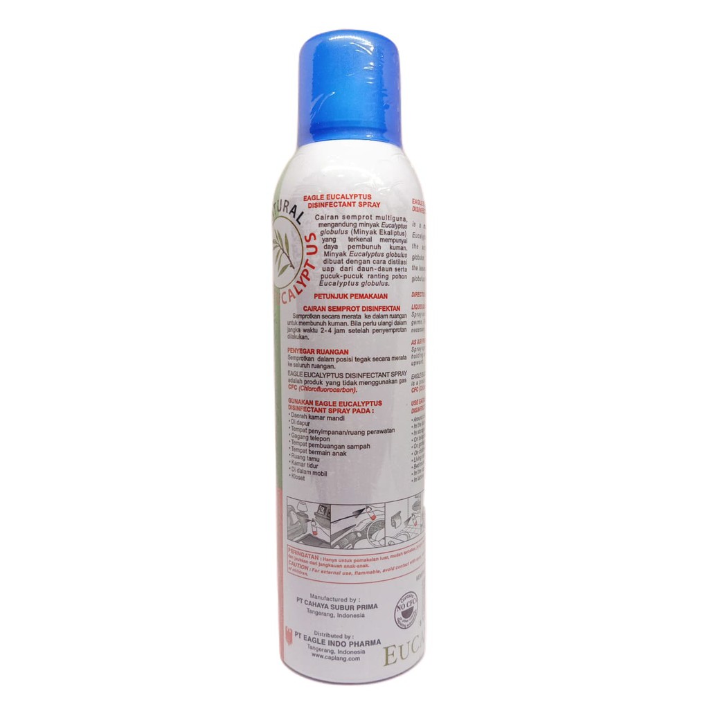 (BOSS) 280mL - EAGLE EUCALYPTUS Disinfectant Spray - Eagle Disinfektan Spray