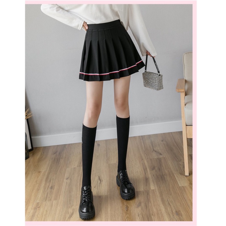 【Blossom】Korean Pleated Tennis Skirt / Rok Lipit  Lisa Blackpink 2130