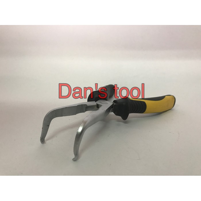 Tang Lancip Bengkok/Long Bent Nose Piller Elora 90 Derajat Type 411