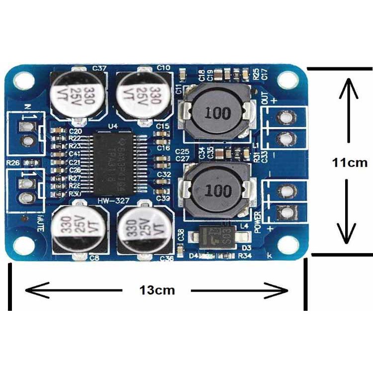 Modul Amplifier Audio Mono Digital TPA3118 TPA 3118  60W PBTL 1x60Watt