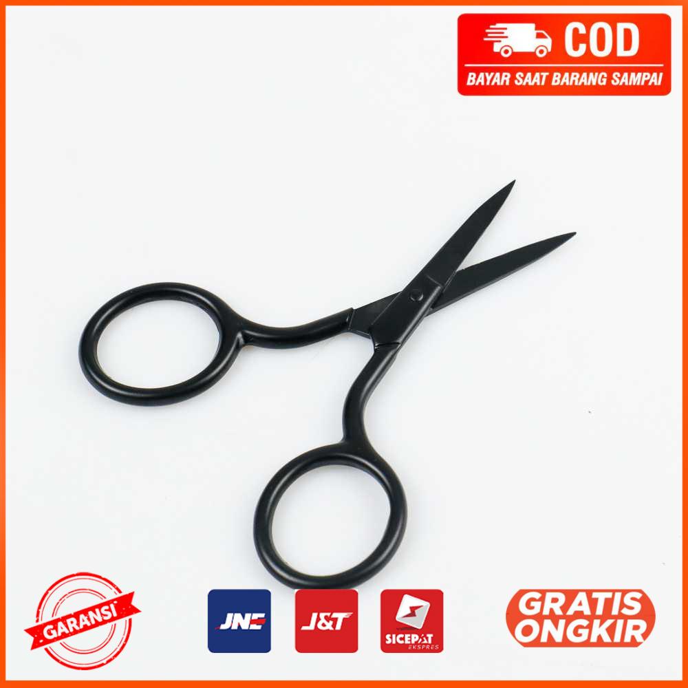 Gunting Alis Mata Eyebrow Trimmer Scissor Stainless Steel FS125