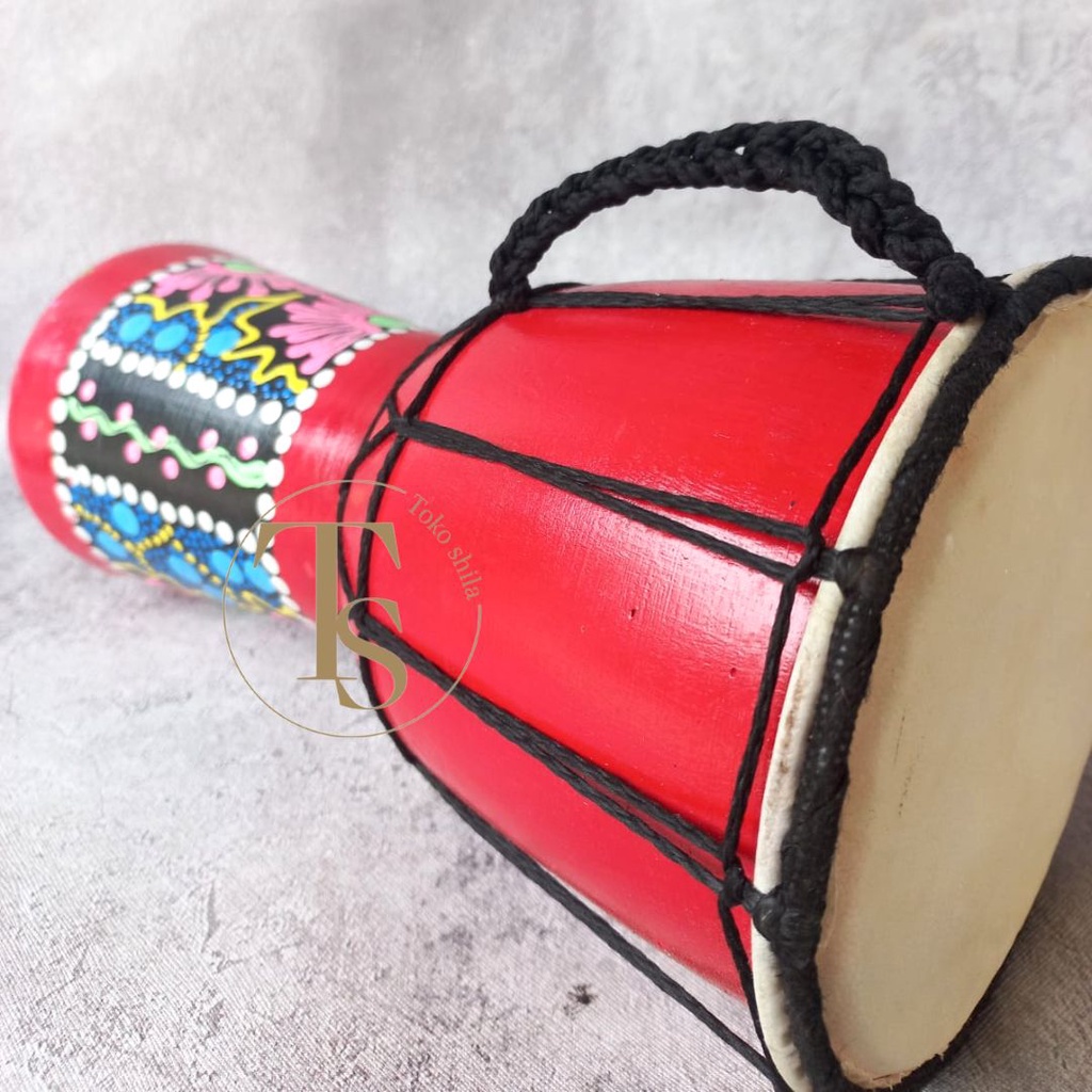 Alat Musik Tradisional Jimbe 25 cm alat musik darbuka djimbe murah