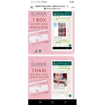 Elmier susu collagen BPOM Hallal