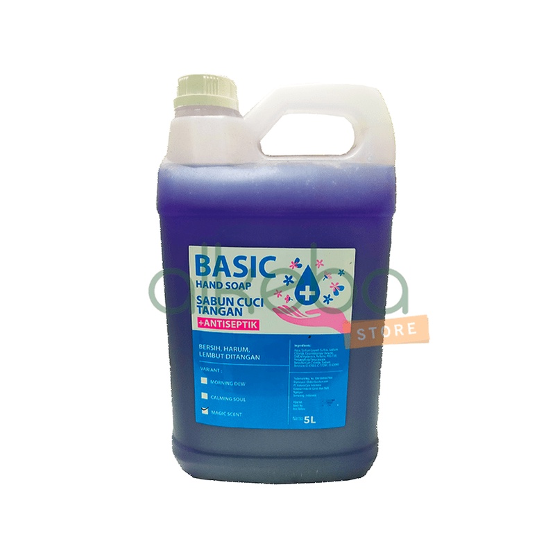 Basic Secret Clean Antiseptic Hand Soap handsoap sabun cuci tangan 5 Liter