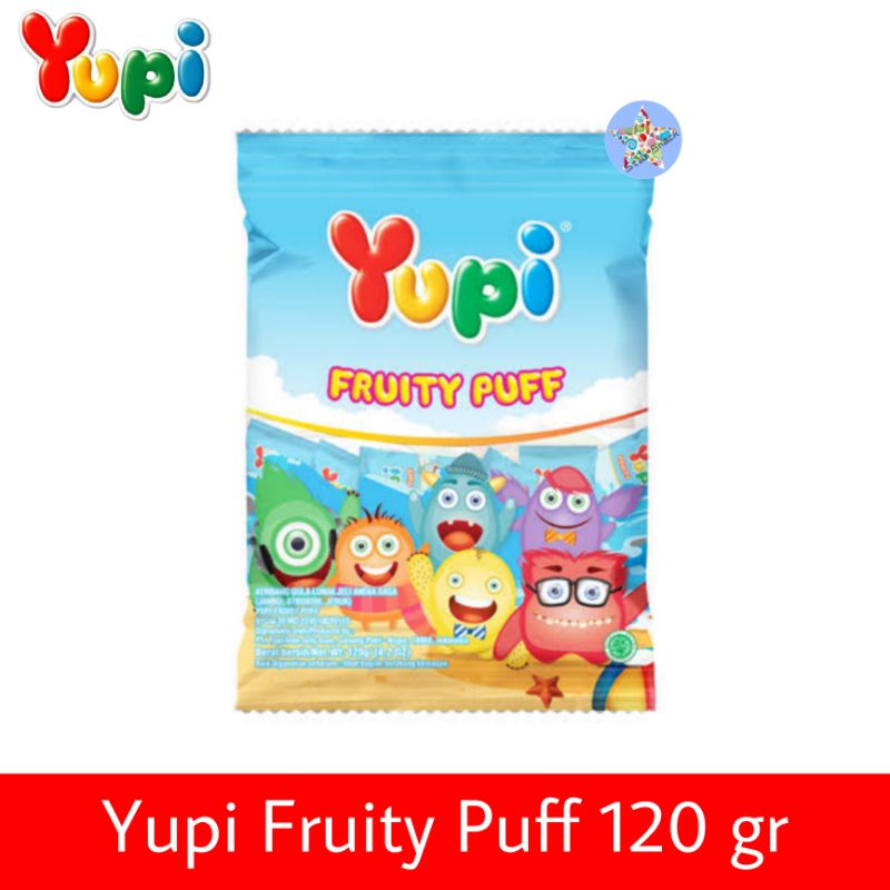 

Yupi Fruity Puff 120 gr Sack