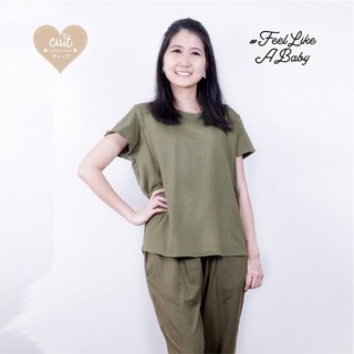 CUIT Setelan Baju Hamil Menyusui Celana Menyusui Kaos CUIT Setelan Baju Hamil Menyusui Celana Menyusui Kaos