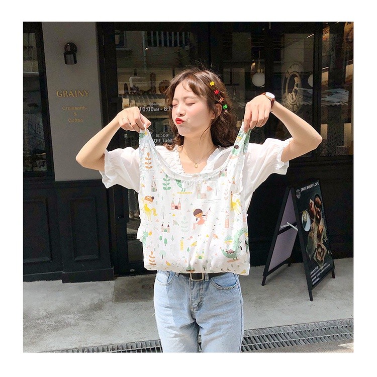 TM-66 tas belanja kain shopping bag import korea jepang