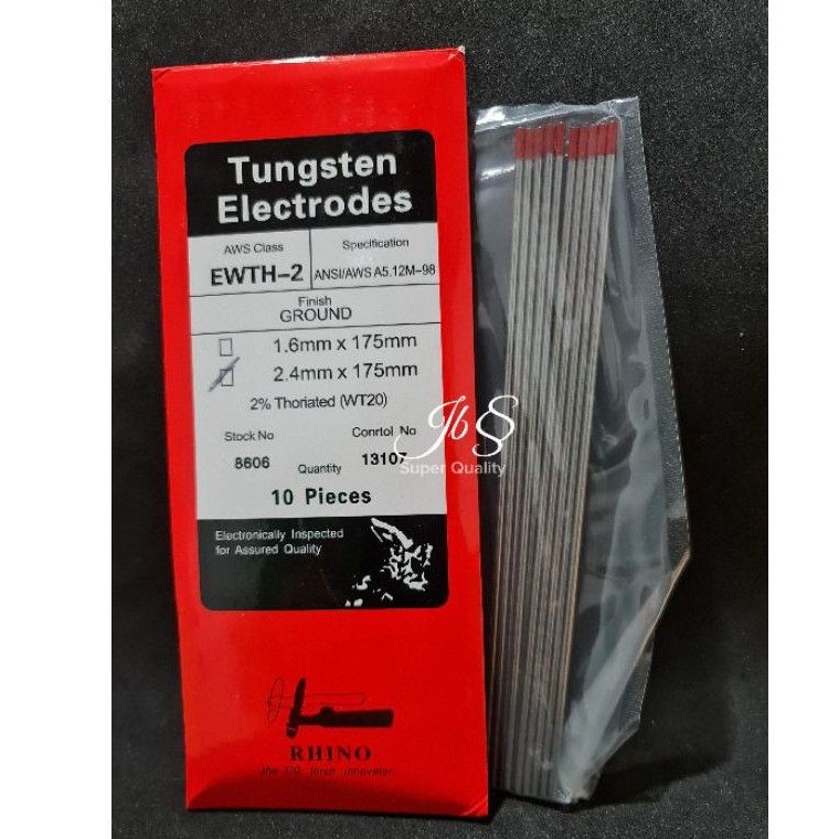 Tungsten / Jarum las SS 2.4mmx175mm