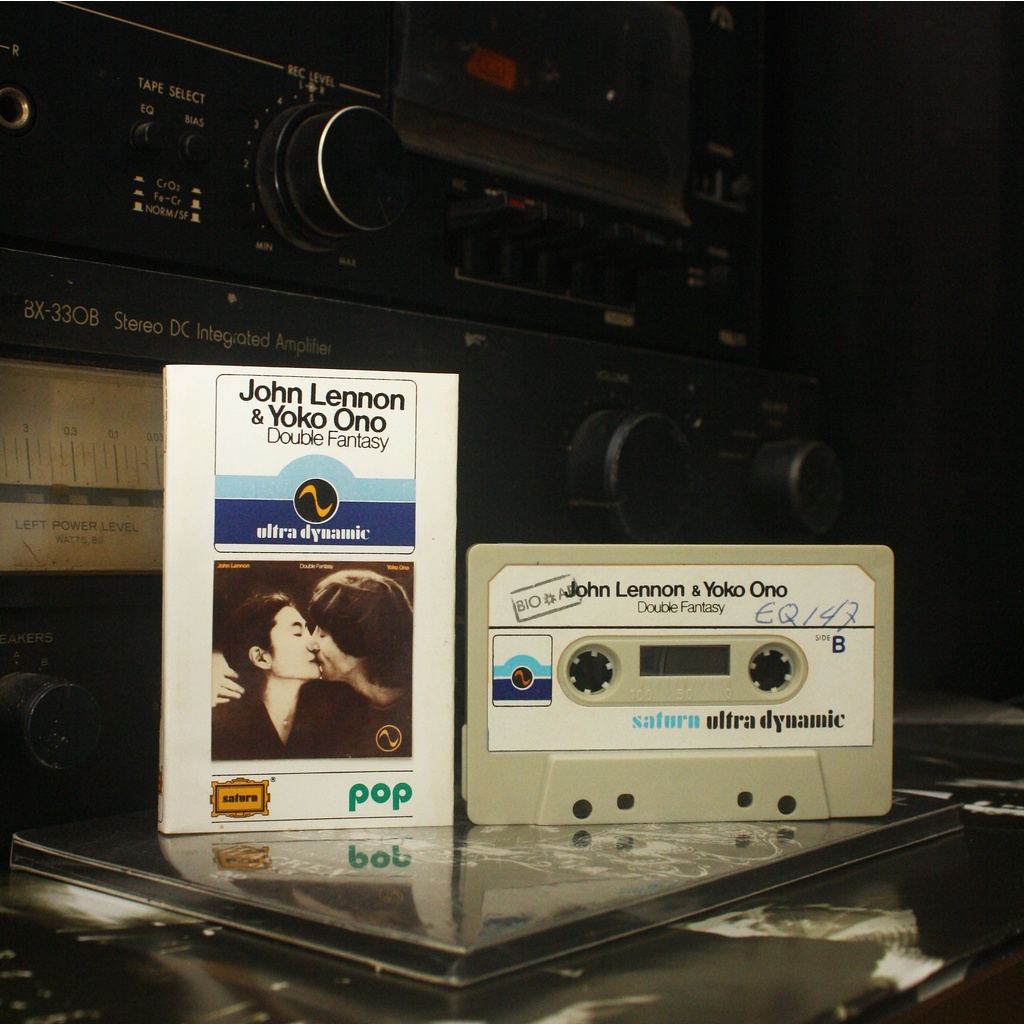 kaset pita john lennon & yoko ono - double fantasy