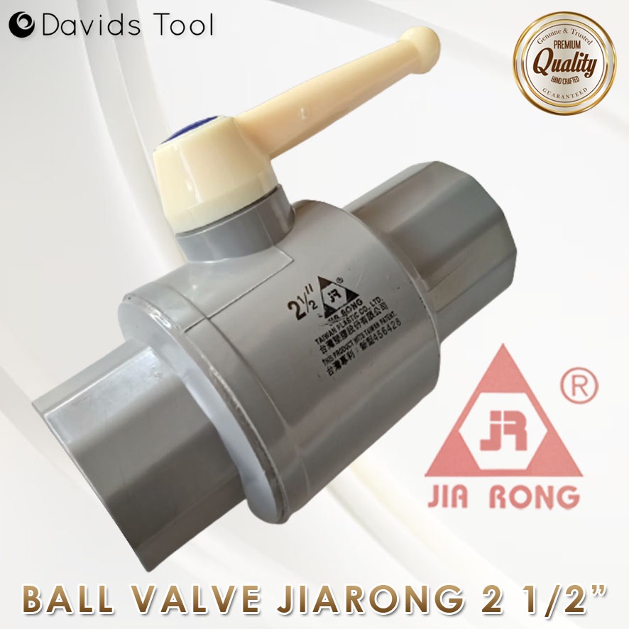 Stop Kran Ball Valve Pvc Jia Rong 2 1/2 Inch