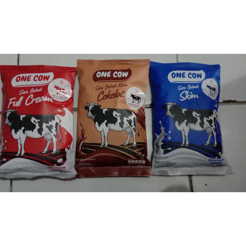 

Susu lemu full cream susu jangkar 350gram kemasan baru merk ONE COW