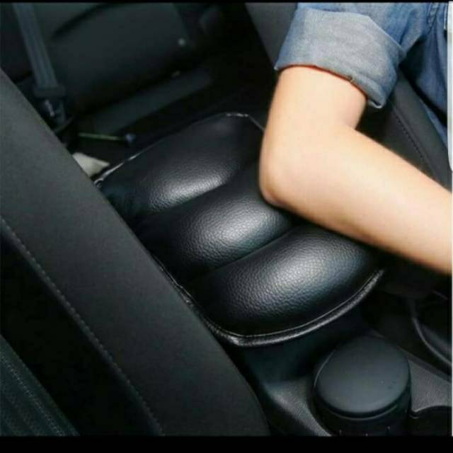 Sandaran bantal tangan mobil matic manual | armrest mobil cover console box arm black