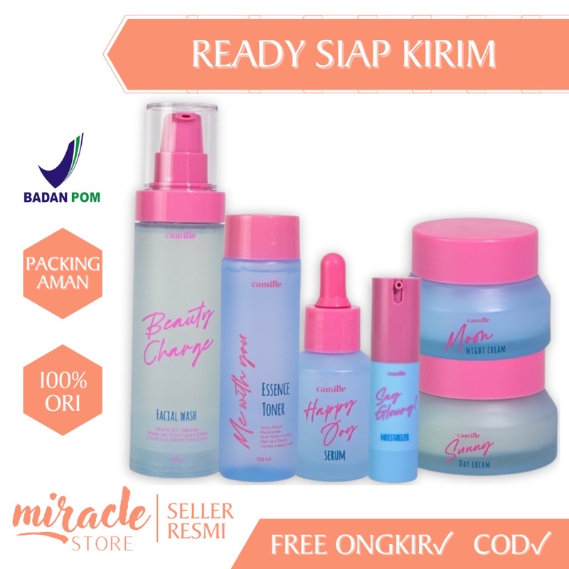 Jual READY! SET SKINCARE BY CAMILLE BEAUTY SKIN CARE CAMILLE BPOM READY ...