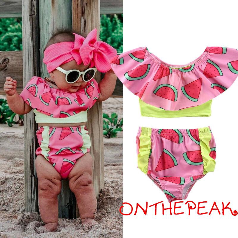 kids watermelon swimsuit