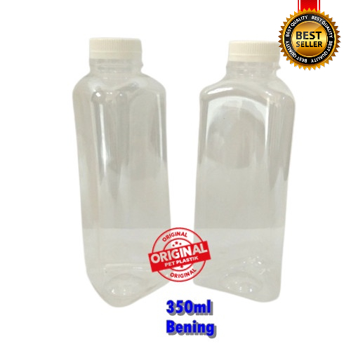 350ml botol BERLIAN pet plastik botol segitiga botol minuman bening