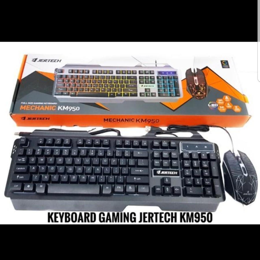 Mechanic Keyboard Gaming Jertech KM - 950 Aluminium