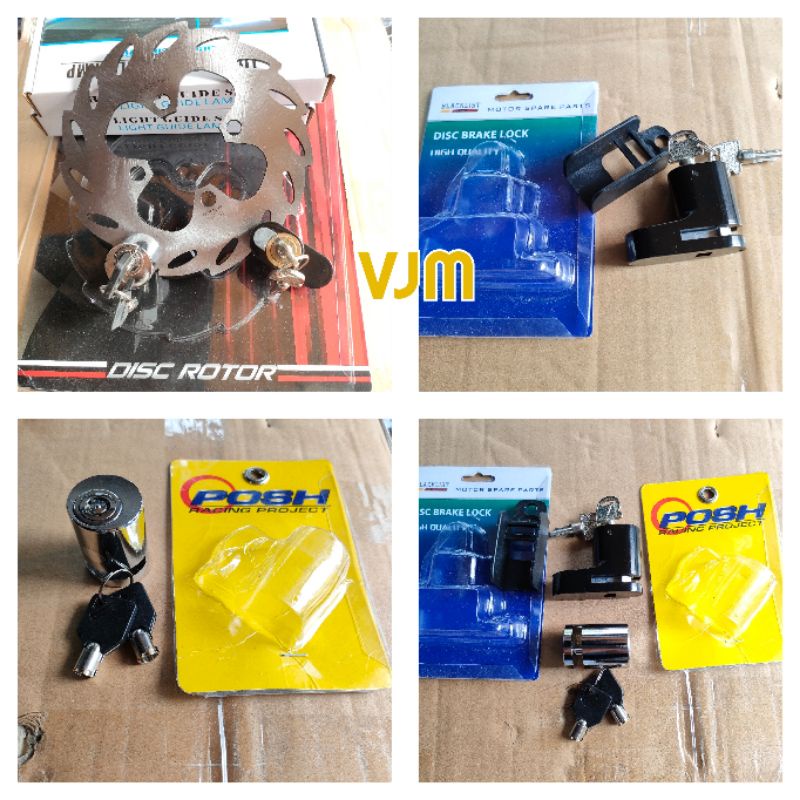 Kunci Cakram motor Pengaman Motor Disc Lock Safety Anti maling
