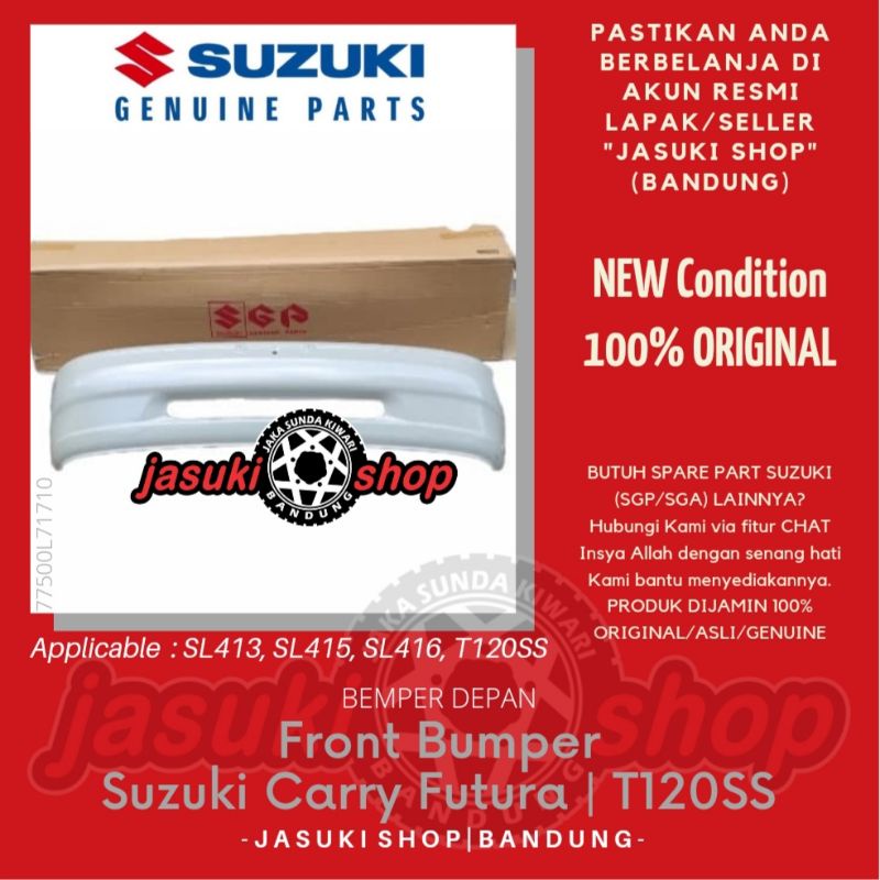 Front Bumper Bemper Depan Suzuki Carry Futura 1.3 1.5 1.6 Minibus Van Pick Up Pikap T120SS SS Asli O