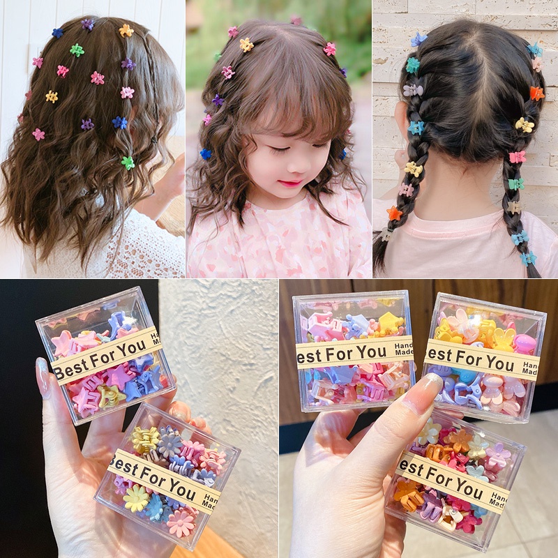 36pcs Jepit Rambut Poni Mini Untuk Anak Perempuan