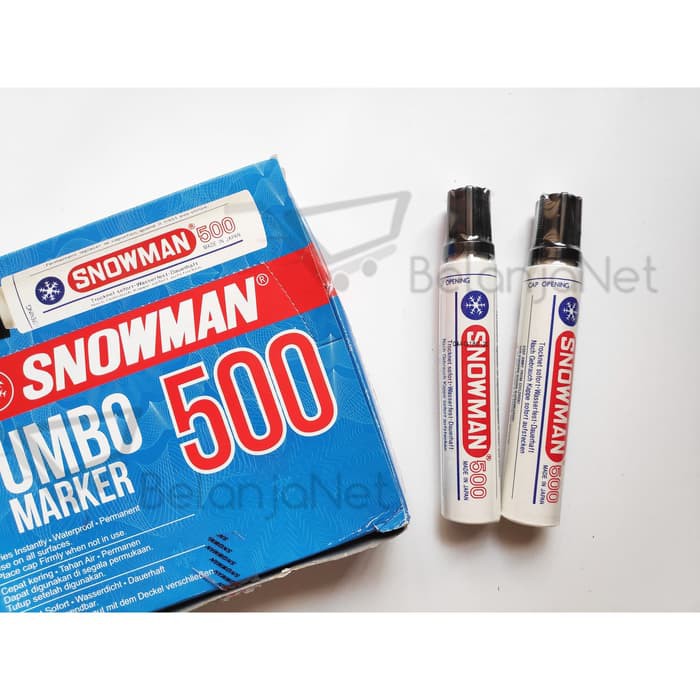 Spidol Snowman Jumbo 500 | Snowman Marker Jumbo 500