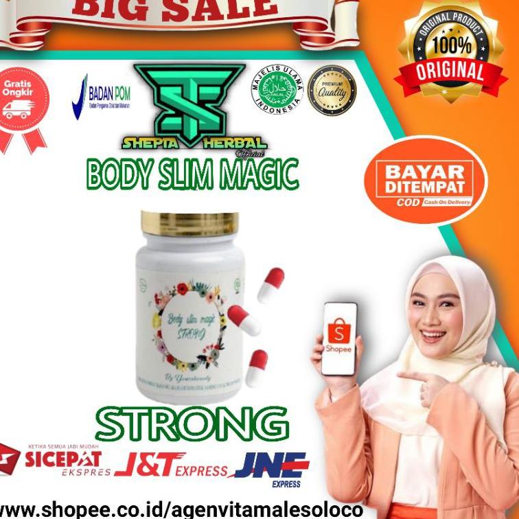 (U-EMI ㊚}) Body Slim Magic Strong Obat Pelangsing Original Herbal||premium