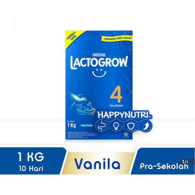 Susu lactogrow 4 1000g madu n van (3 sd 5 th)