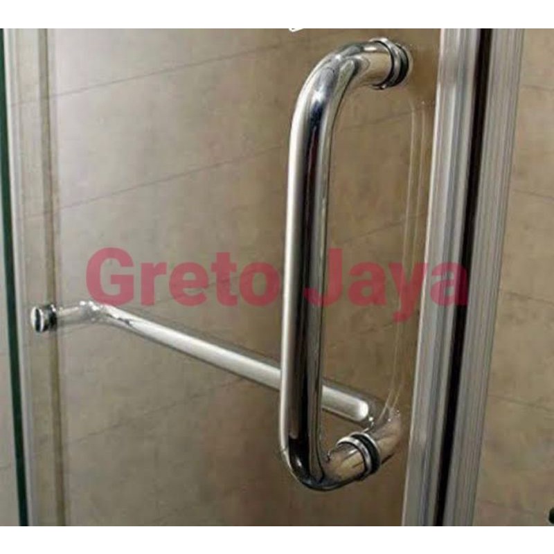Jual Handle Shower 20x50 Pintu Kaca Kamar Mandi Pull Handel 20 x 50