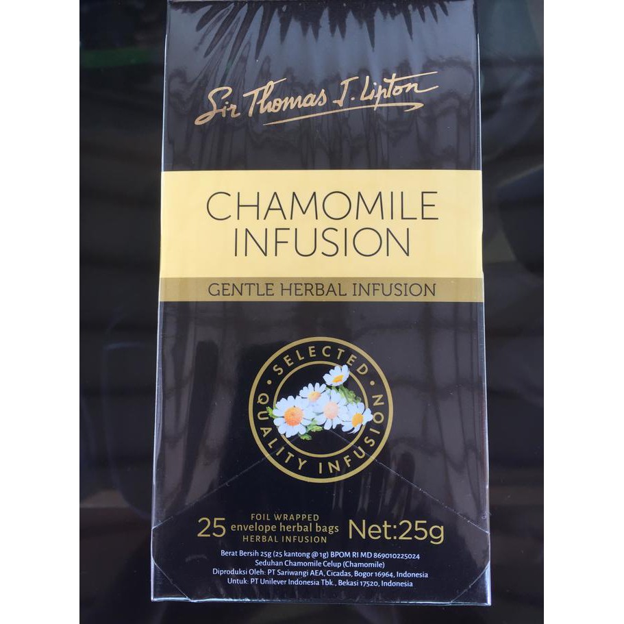 

ENAK Lipton Chamomile Infusion Tea - Original - Teh Import Berkhasiat TERLEZAT