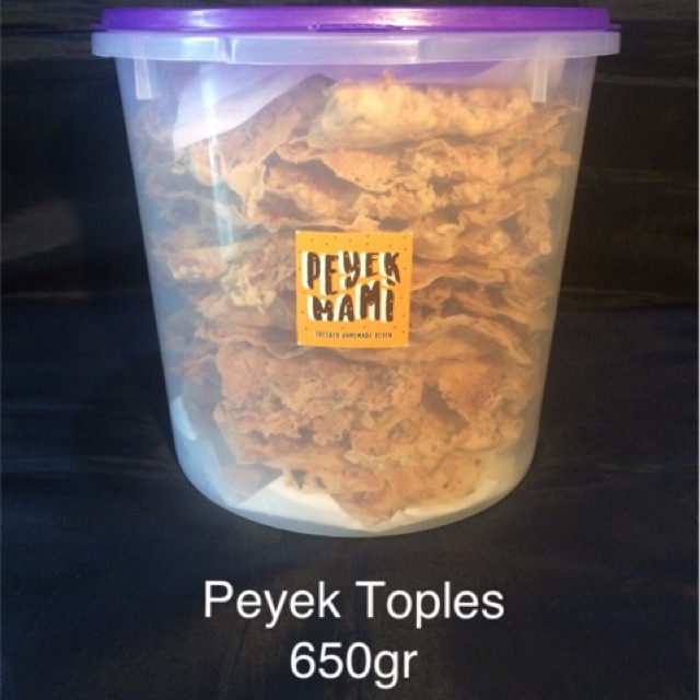 

Peyek Kacang Tanah Toples