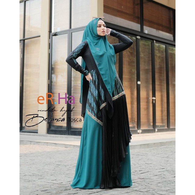 [ER.HA BY RINDITA HIJAB] GAMIS SYARI MEWAH / DRESS SET " BELLANCA SET BY ERHA "
