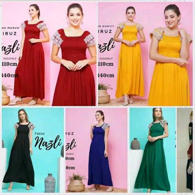 DASTER RENDA SMOK SANTUNG PREMIUM DASTER SANTAI DASTER MURAH BAJU TIDUR WARNA DASTER LONGDRES CANTIK