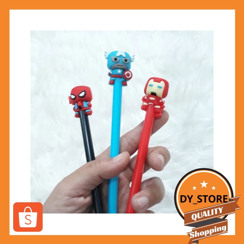

Murah Pulpen Iron Man - Gel Pen Karakter Superhero Pena Lucu Souvenir Ironman Elegan
