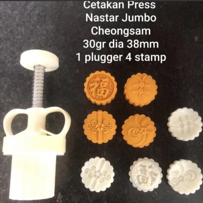 Cetakan Nastar Fuk Cheongsam Happy Mini Mooncake Mold