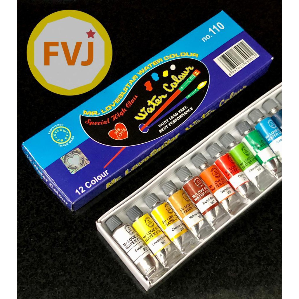 

1 LUSIN 12 Cat Air Water Color - Guitar 110 Kecil 12 Warna MURAH!