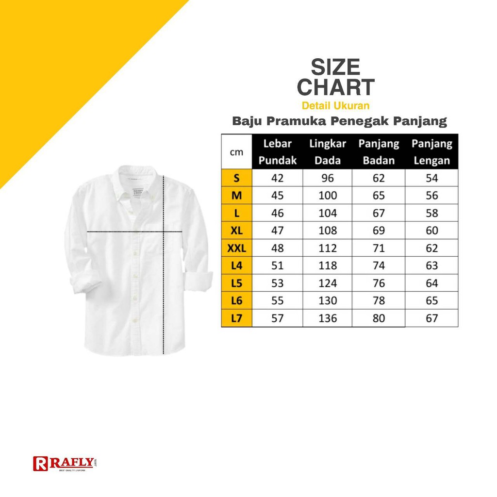 Baju Pramuka SMA Penegak Pembina Lengan Panjang - Seragam Pramuka SMA / Rafly Jaya