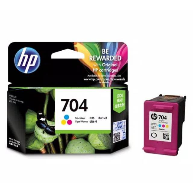 Tinta Cartridge Original HP 704 Color