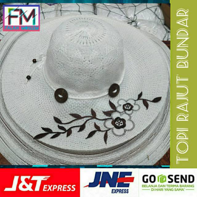 Topi Wanita Rajut Bundar