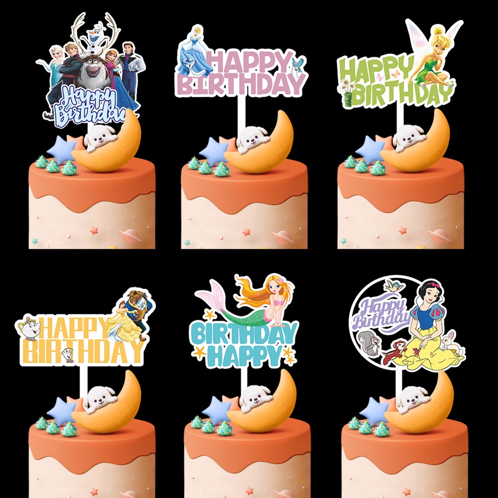 Topper Kue Motif Tulisan Happy Birthday Bahan Akrilik Untuk Pesta Ulang Tahun