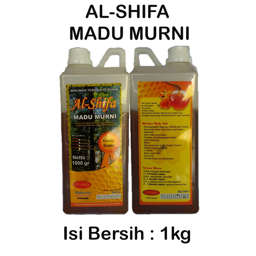 

madu asli al-shifa 1kg murni tanpa campuran