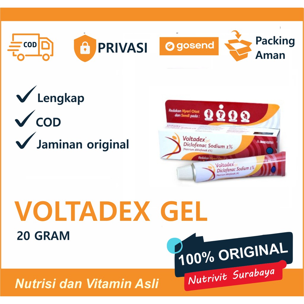 VOLTADEX GEL NYERI SENDI/OTOT 20 GRAM