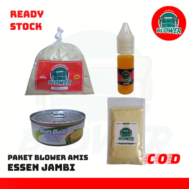 Paket Umpan Jadi Amis Plus Essen Blower Jambi - Mancing Ikan Mas