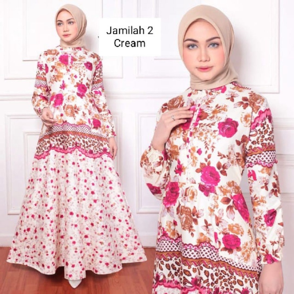 ABA agen baju  GAMIS JAMILLAH ( DAPAT BAJU AJA )-1