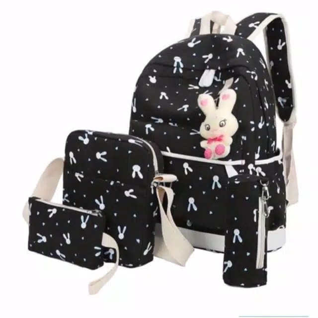 RR TAS BUNNY - Tas Sekolah Anak SD SMP SMA Ransel Backpack Fashion-8