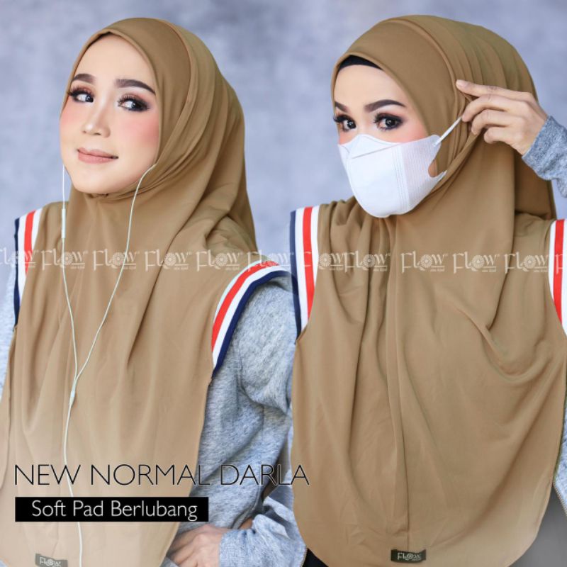 Darla new normal hijab instan ori flow idea