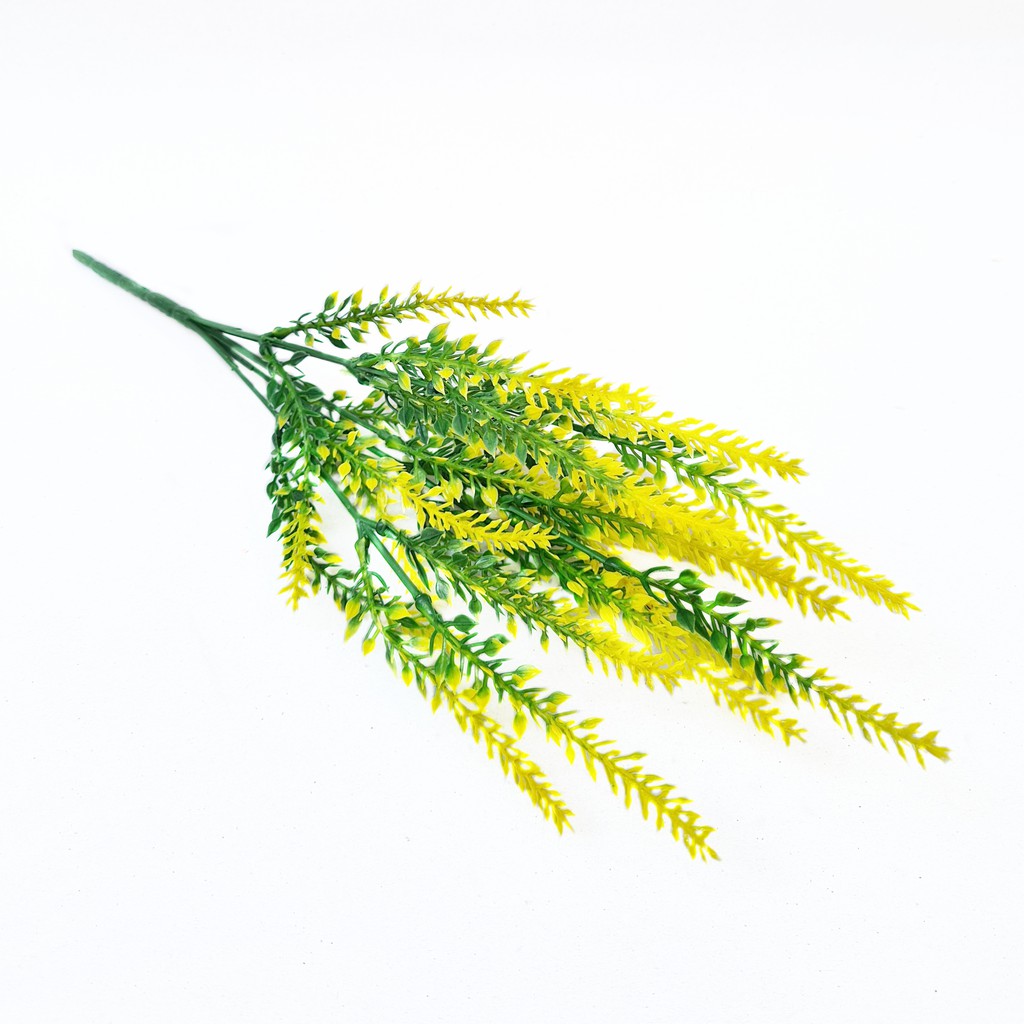 Bunga Plastik Lavender Artificial Dekorasi Rumah Cantik - AF20A-kuning