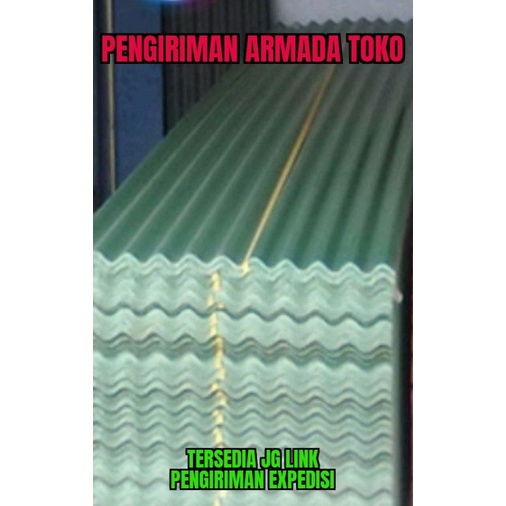 atap go green asli (pengiriman armada toko)