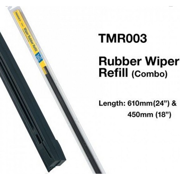 Refil Refill Karet Wiper Isi Ulang Wiper Depan Ukuran 24 Inch ISI 2 TMC tridon