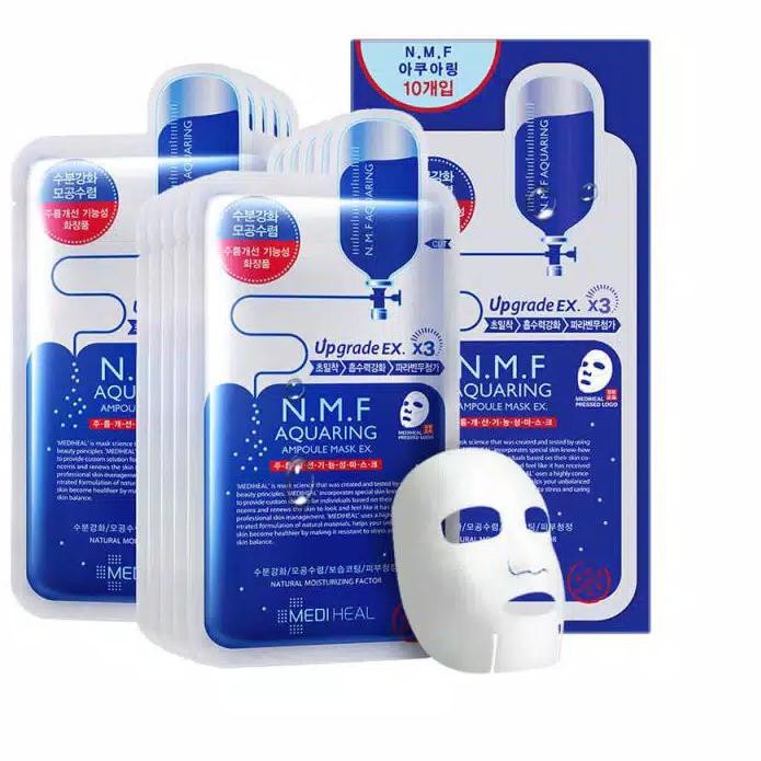 New MEDIHEAL NMF N.M.F Aquaring Ampule Mask EX Sheet Mask Mediheal ( FREE BUBBLE WRAP)